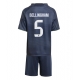 Real Madrid Jude Bellingham #5 Replike Gostujuci Dres za djecu 2025-26 Kratak Rukav (+ Kratke hlače)